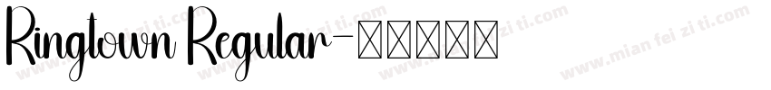 Ringtown Regular字体转换